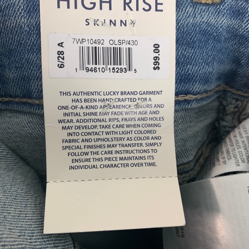 Lucky Brand Bridgette High Rise Ankle Skinny - Picture 6 of 8